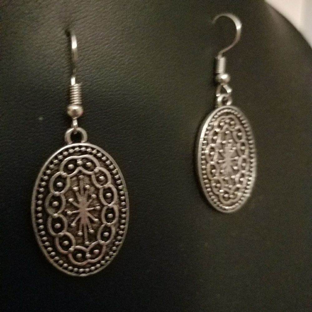 Medallion earrings